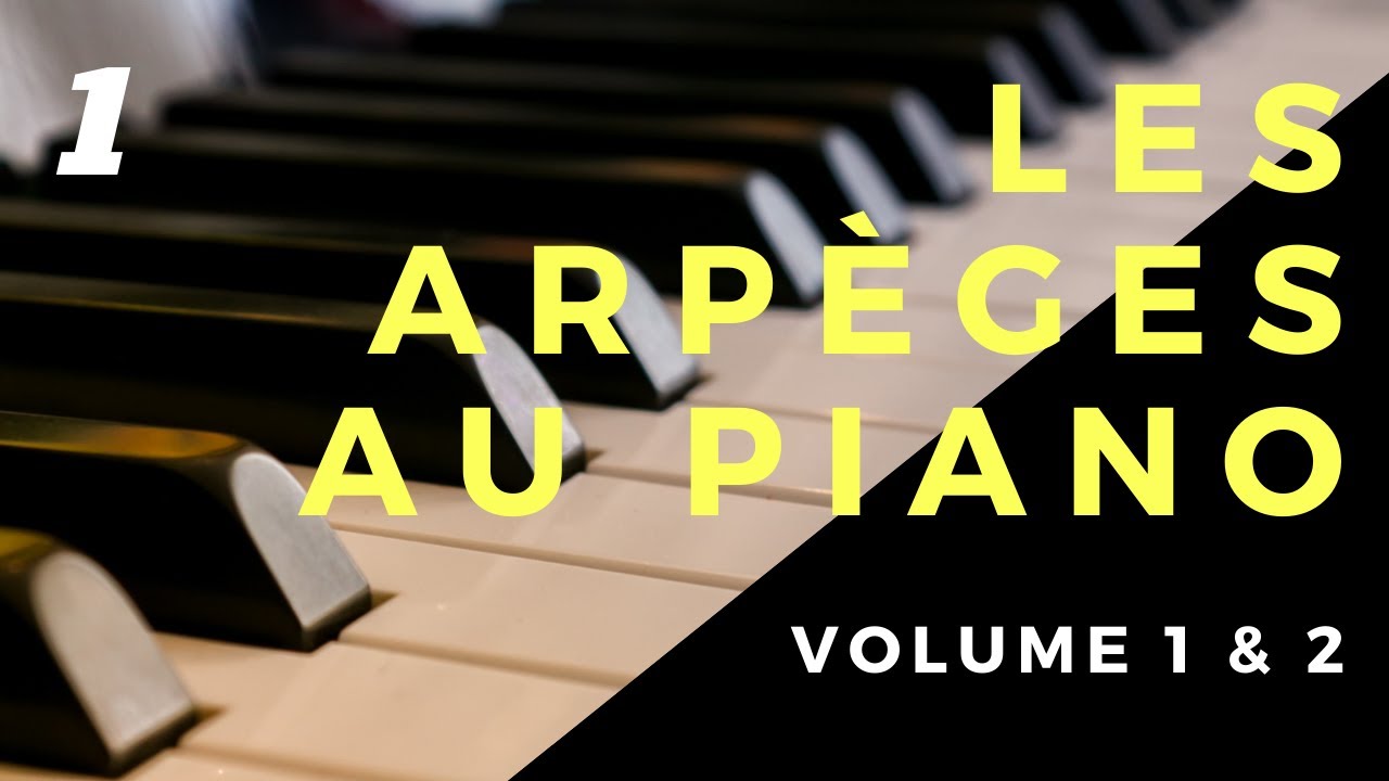 Les arpèges au piano par Claude Hazan. Volume 1 & 2.