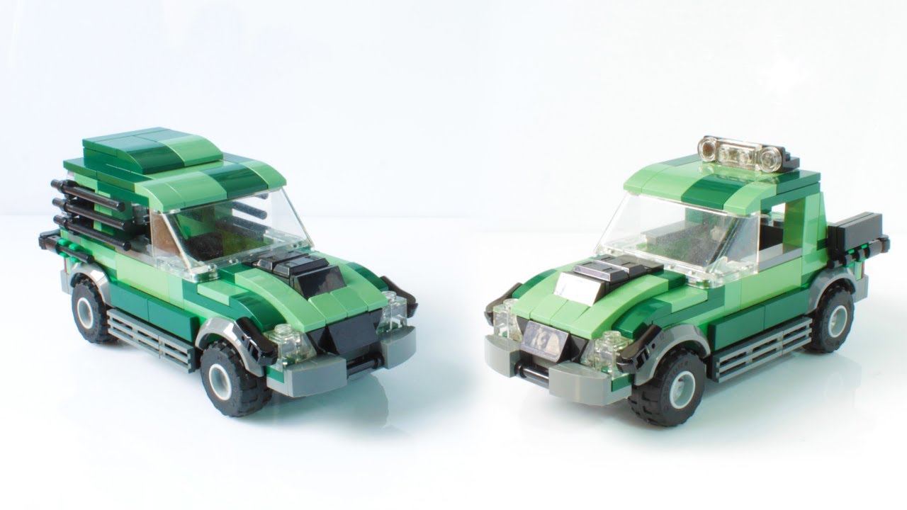 Lego Jurassic Park The Lost World Mercedes Benz MOC