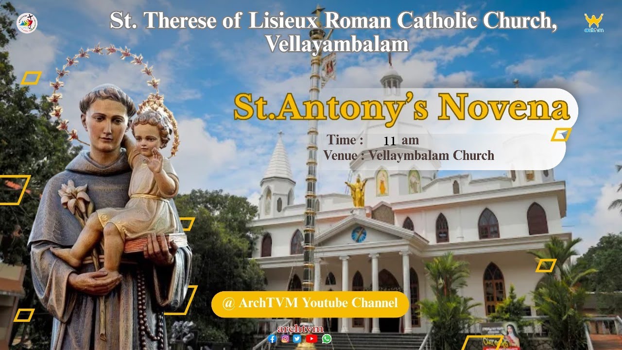 Prayer Service to Saint Antony of Padua | St.Therese of Lisieux Church,Vellayambalam21-10-25@10.30am