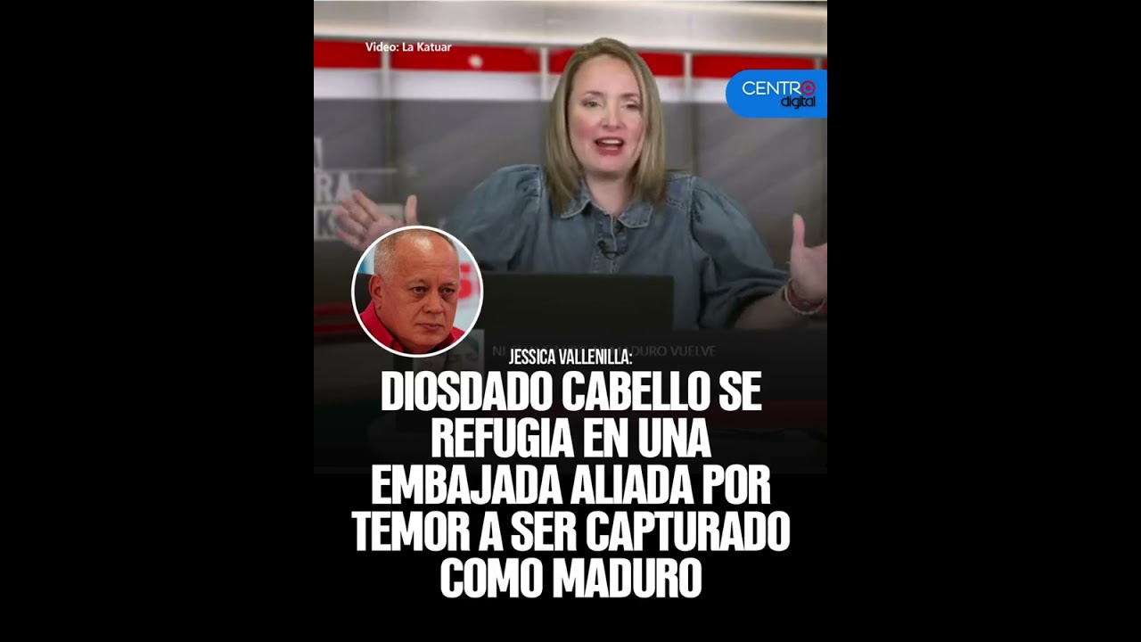 Diosdado Cabello se refugia en una embajada aliada por temor a ser capturado como Maduro