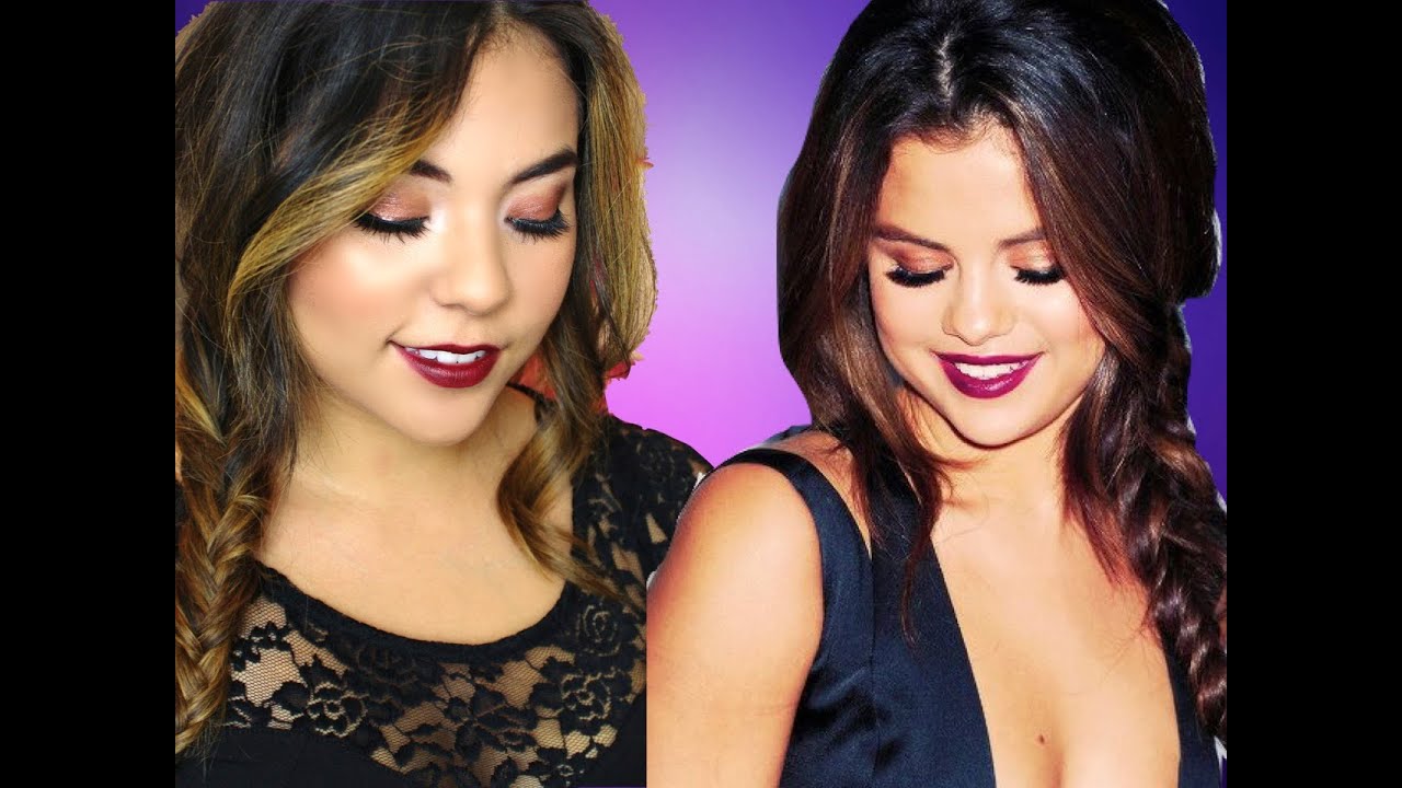 Selena Gomez Vampy Makeup & Hair COMPLETE LOOK!