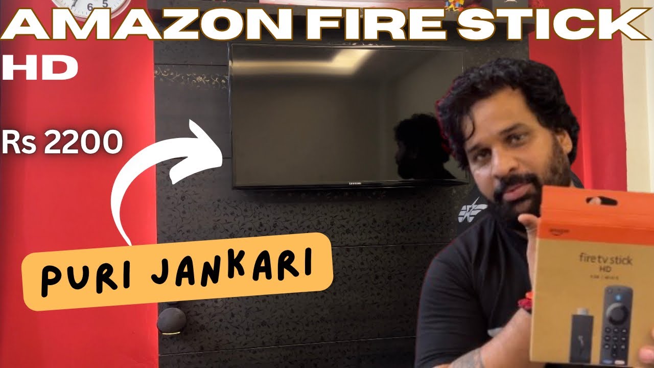 AMAZON TV FIRE STICK ISKO LAGAKAR MAJA AAGYA ISKA LAGAKAR #amazon #firestick #smarttv 