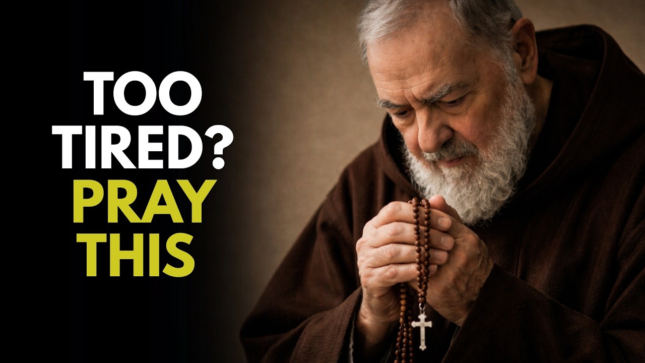 HOW TO PRAY THE ROSARY WHEN YOU’RE TIRED, DISTRACTED, OR DISCOURAGED (PADRE PIO’S SPIRITUALITY)