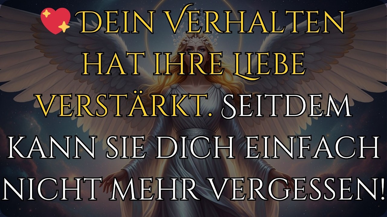 💖 Dein Verhalten hat ihre Liebe verstärkt. Seitdem kann sie dich einfach nicht mehr vergessen!