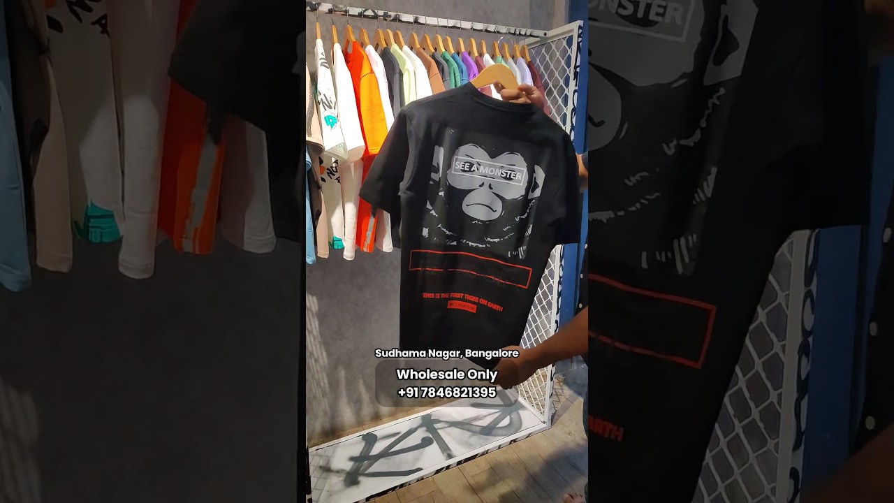 Best Streetfashion Manufacturer In Sudhamanagar Bangalore.#tshirt#wholesale#streetwear#tamil#garment