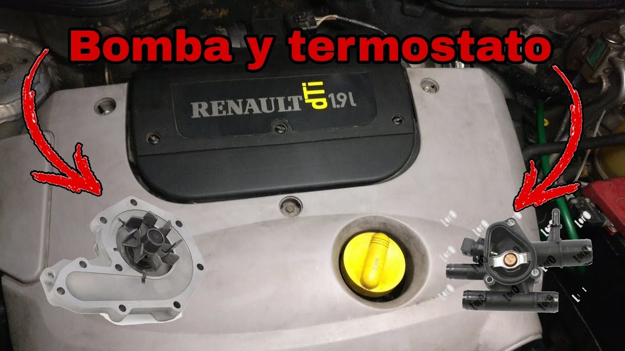 bomba de agua y termostato | renault 1.9dti