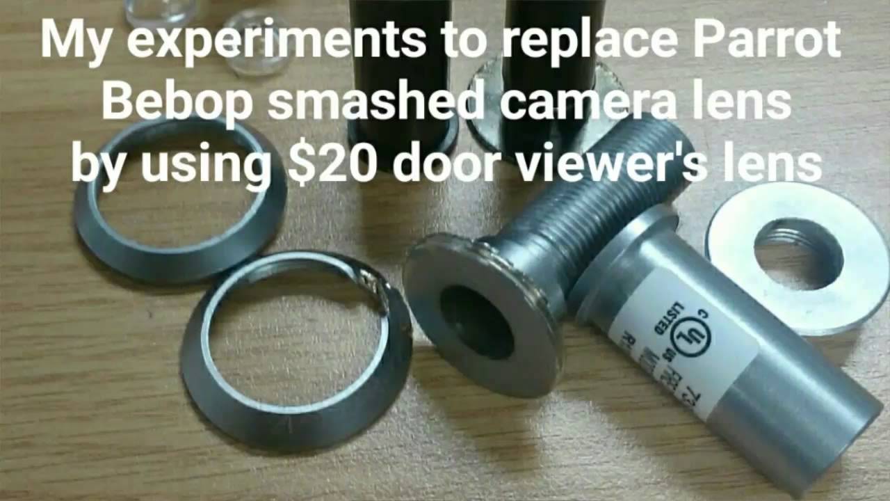 Replace Parrot Bebop smashed lens