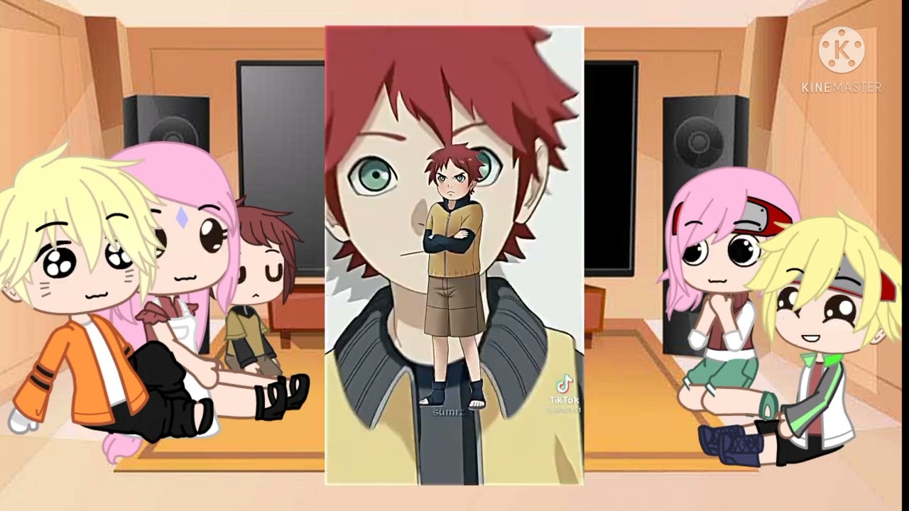 the NaruSaku family reacts to the NaruHina family (NaruSaku UA) ~Cuernitos-Chan♡