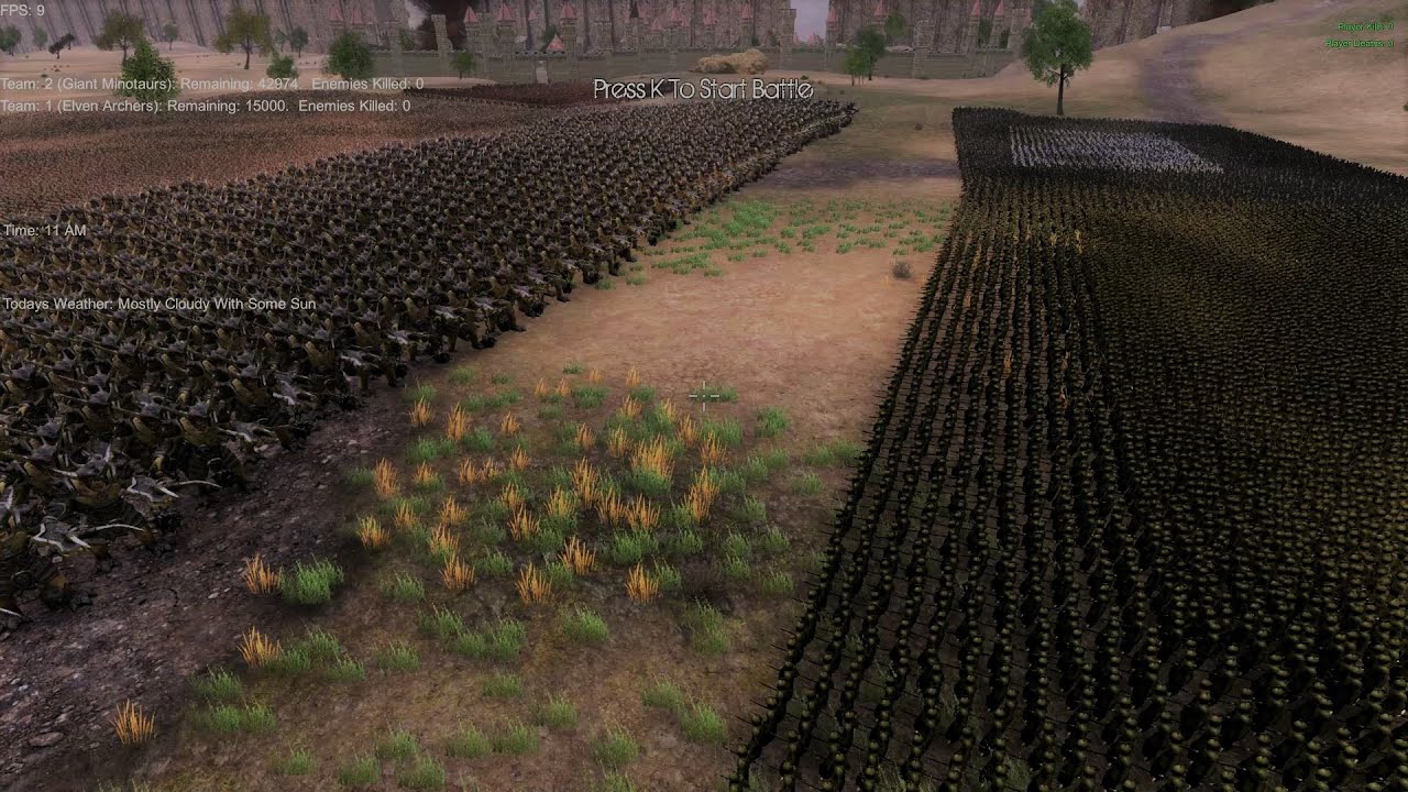 [Lord of the Rings Opening Battle] Alliance Army VS 45000 Orcs - Ultimate Epic Battle Simulator