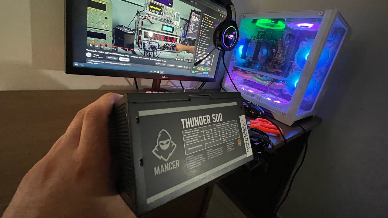 Review FONTE MANCER THUNDER 500w 80 plus bronze é boa ??