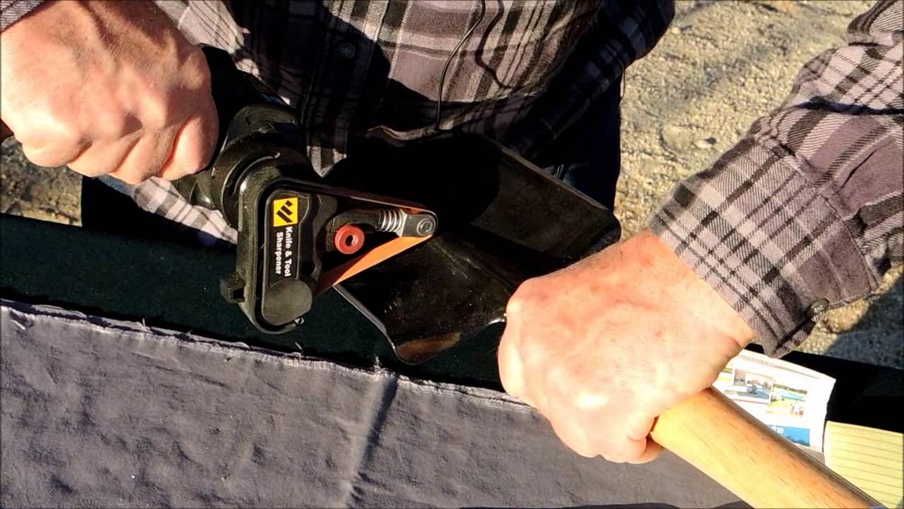 Sharpening a Cold Steel Special Forces Shovel