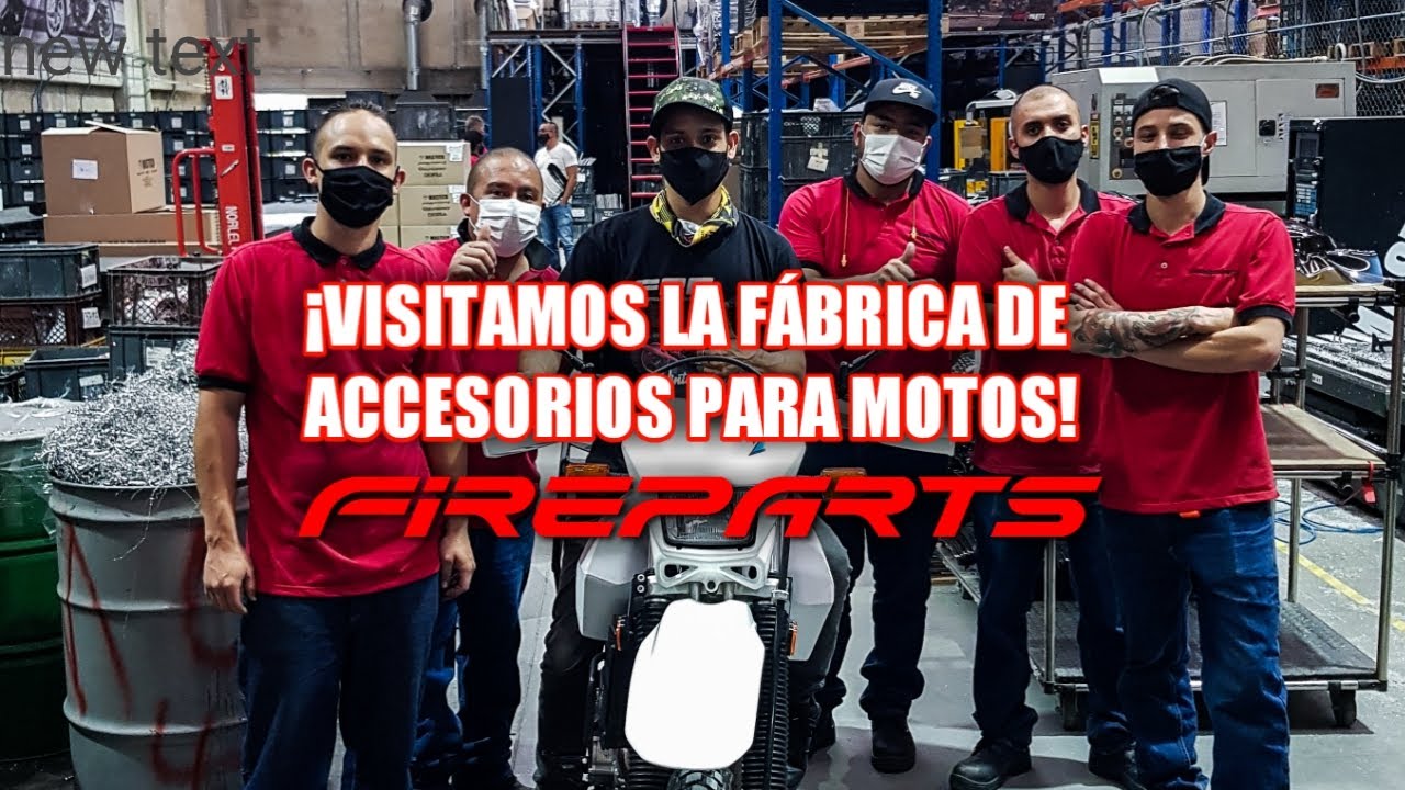 &iexcl;Visitamos la planta de accesorios para motos: FIREPARTS!