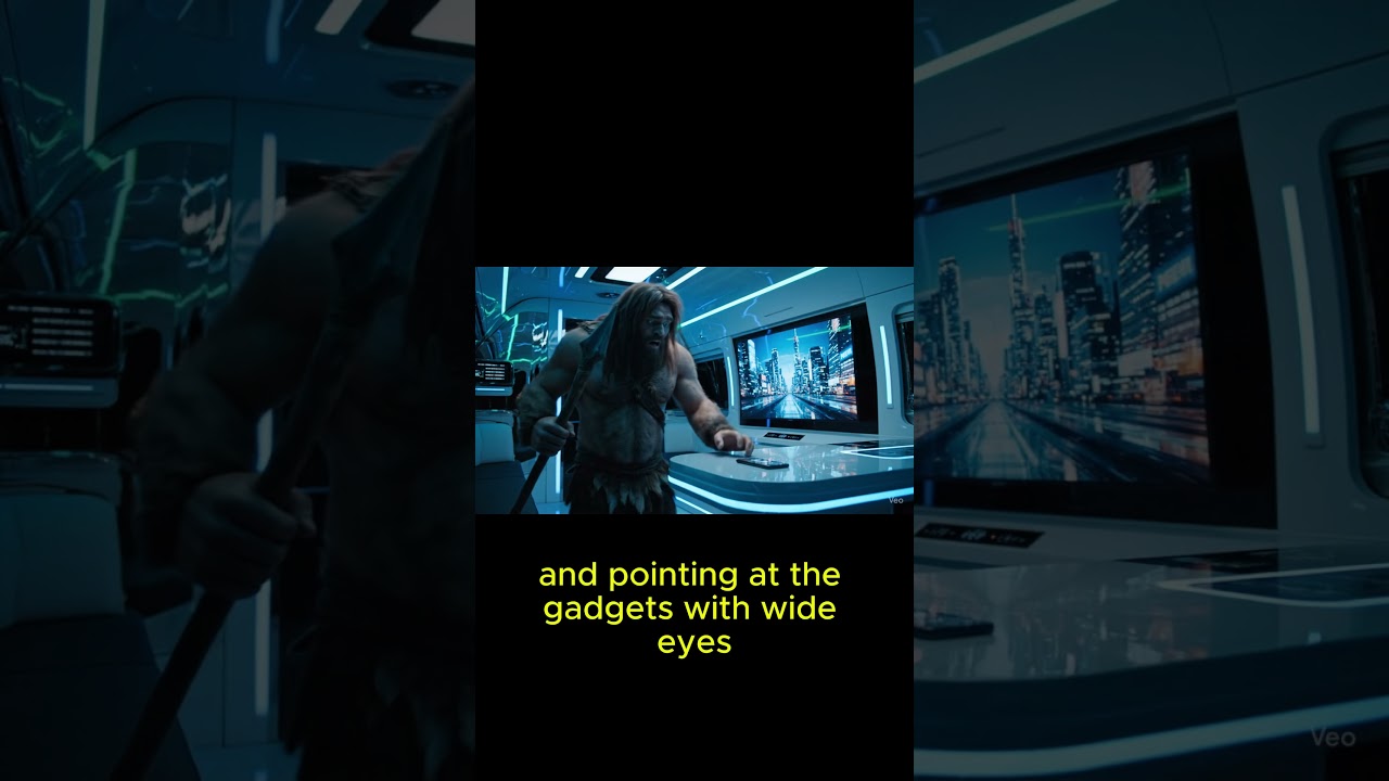 &ldquo;From the Stone Age to High Tech: Prehistoric Man Enters a Modern Mobile Home&rdquo;#shorts