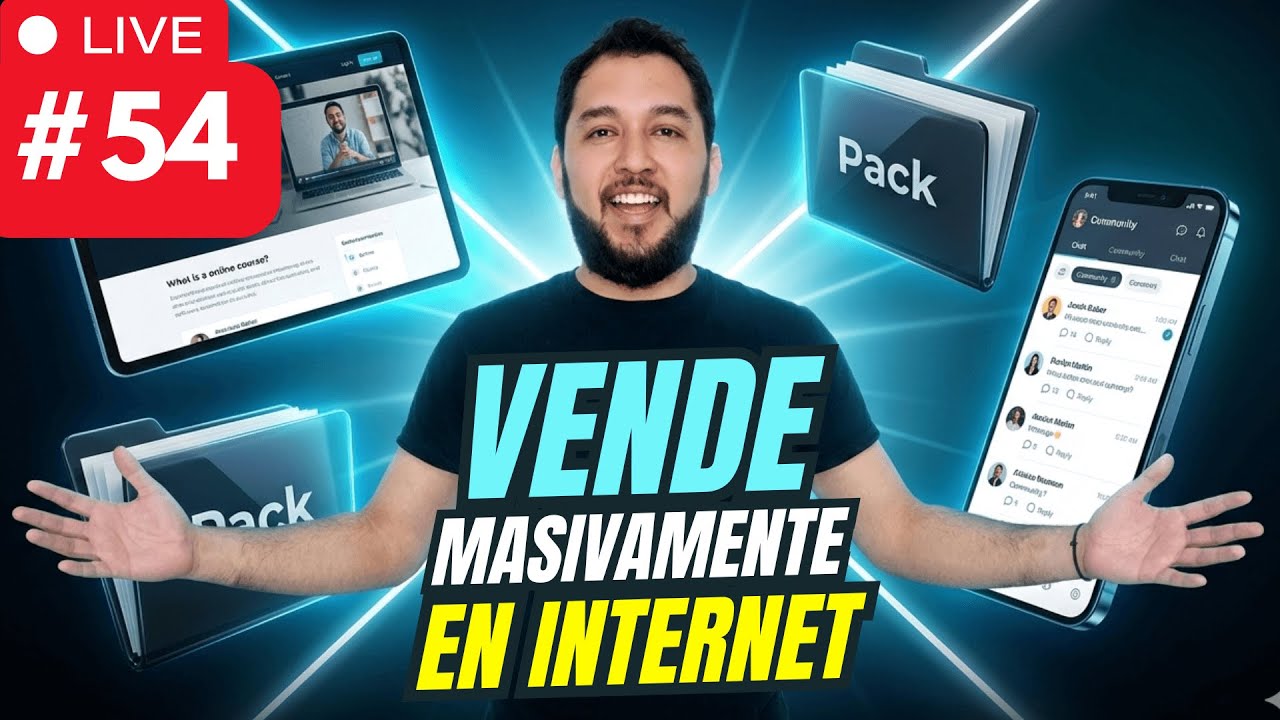 ¿Cómo crear un PRODUCTO DIGITAL que se VENDA masivamente en INTERNET? | LIVE #54
