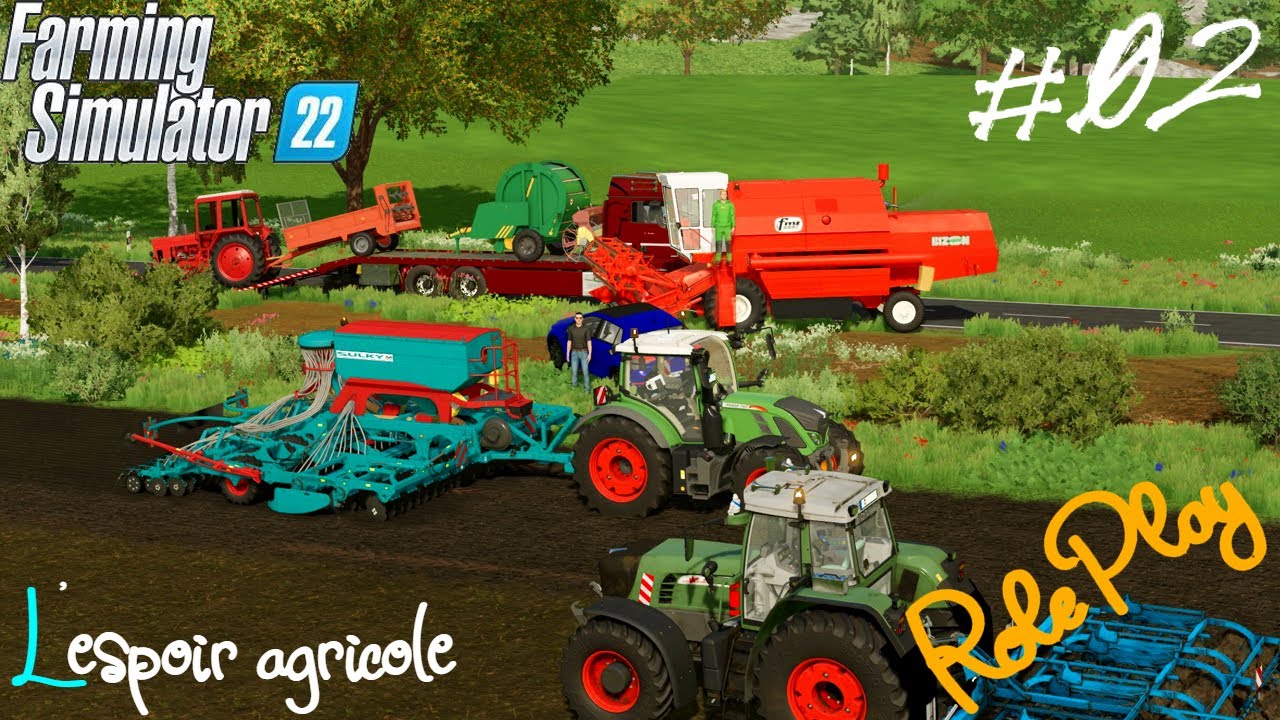 L' espoir Agricole | Episode 2 | Premier Ouvrier ?!! | (Rôleplay) | Farming Simulator 22 |