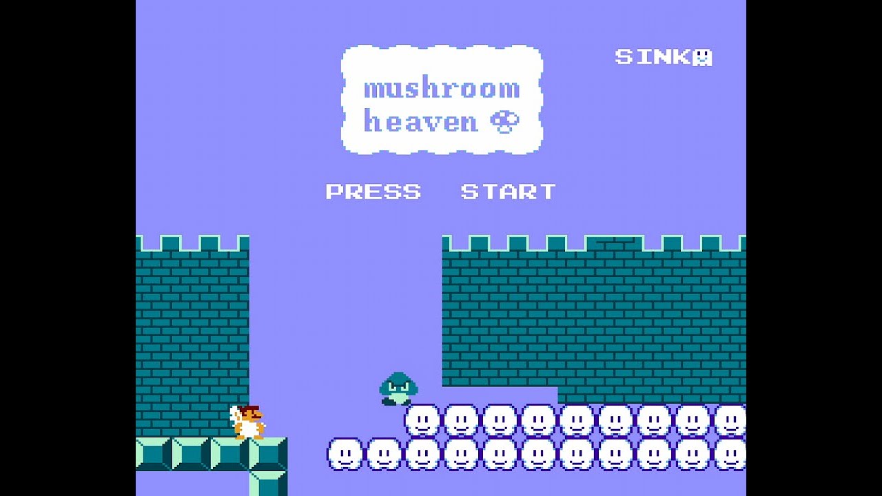 Super Mario Bros - Mushroom Heaven - NES Hack