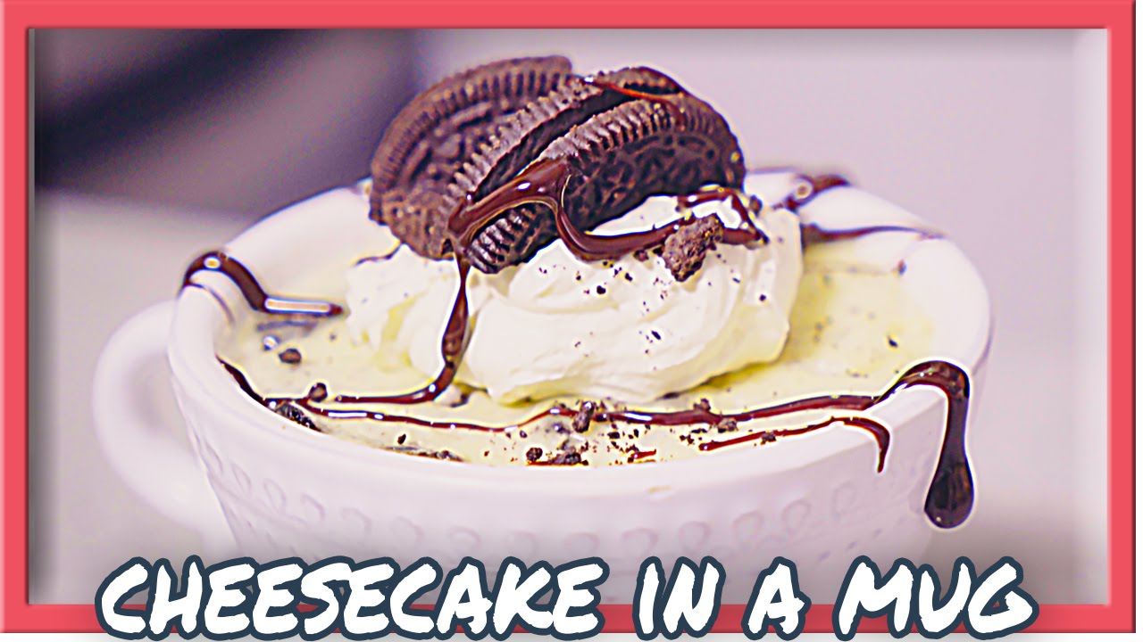 2 MINUTE CHEESECAKE IN A MUG!