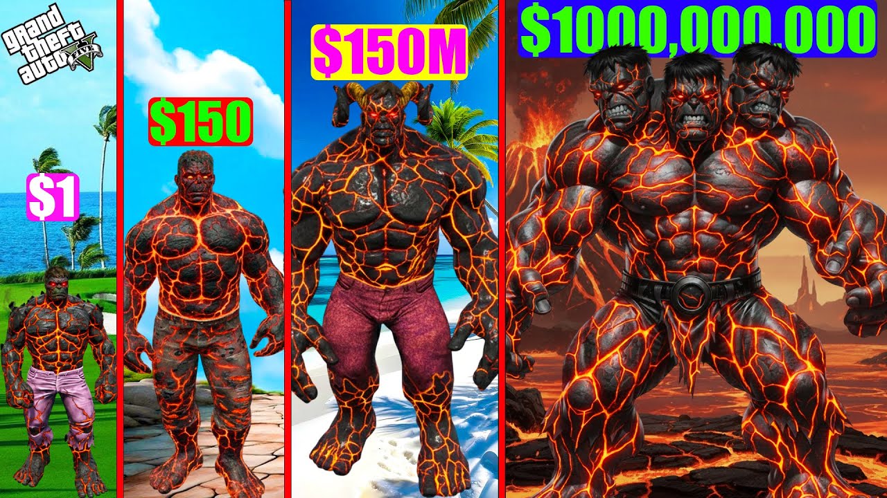 Franklin Purchasing $1 Lava HULK Suit to $1,000,000,000 in GTA 5