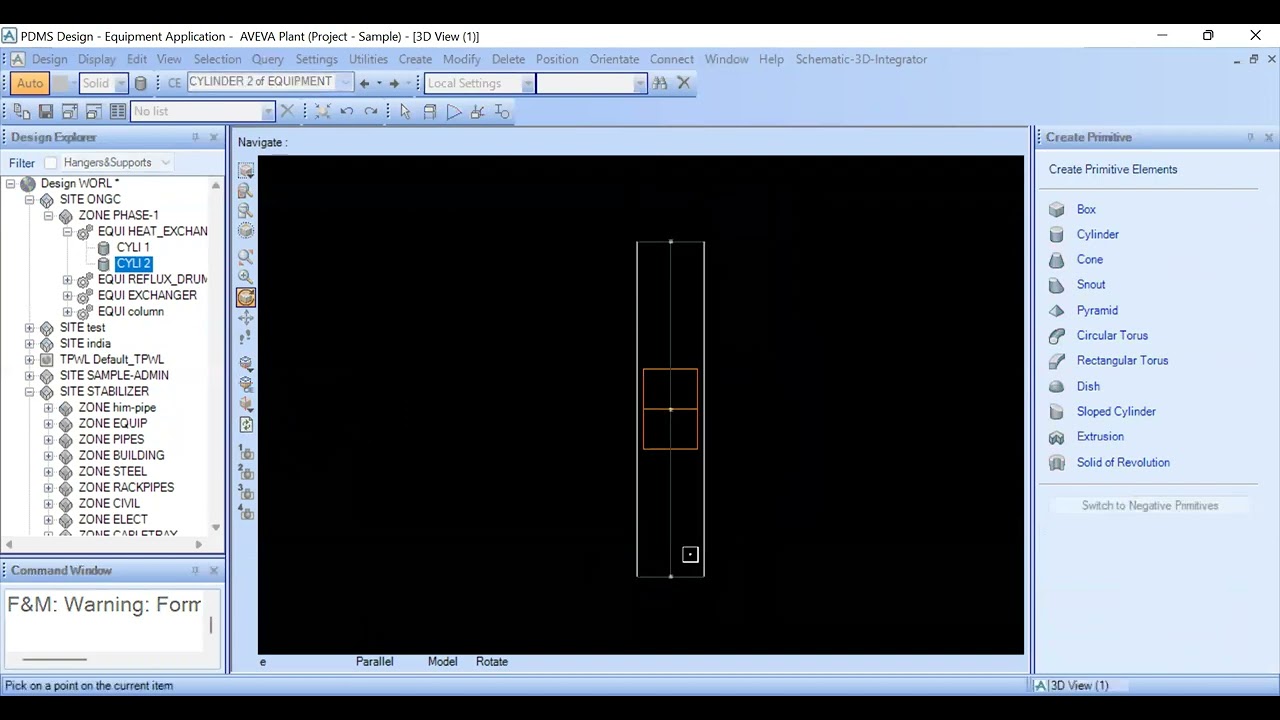 PDMS BASIC PART 3 EQUIPMENT MODELLING - HEAT EXCHANGER