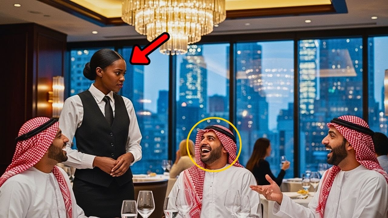 The billionaire placed the order in Arabic to mock the waitress… but her reply left him speechless!