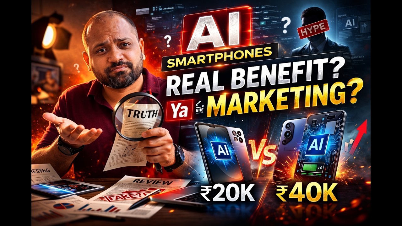 AI Smartphones – Real Benefit Ya Sirf Marketing? ₹20K vs ₹40K Phone Truth!