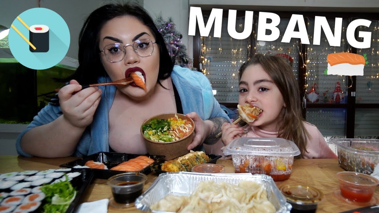 MUKBANG SUSHI SPECIALE NATALE * ENORME * / VLOGMAS / chiara paradisi