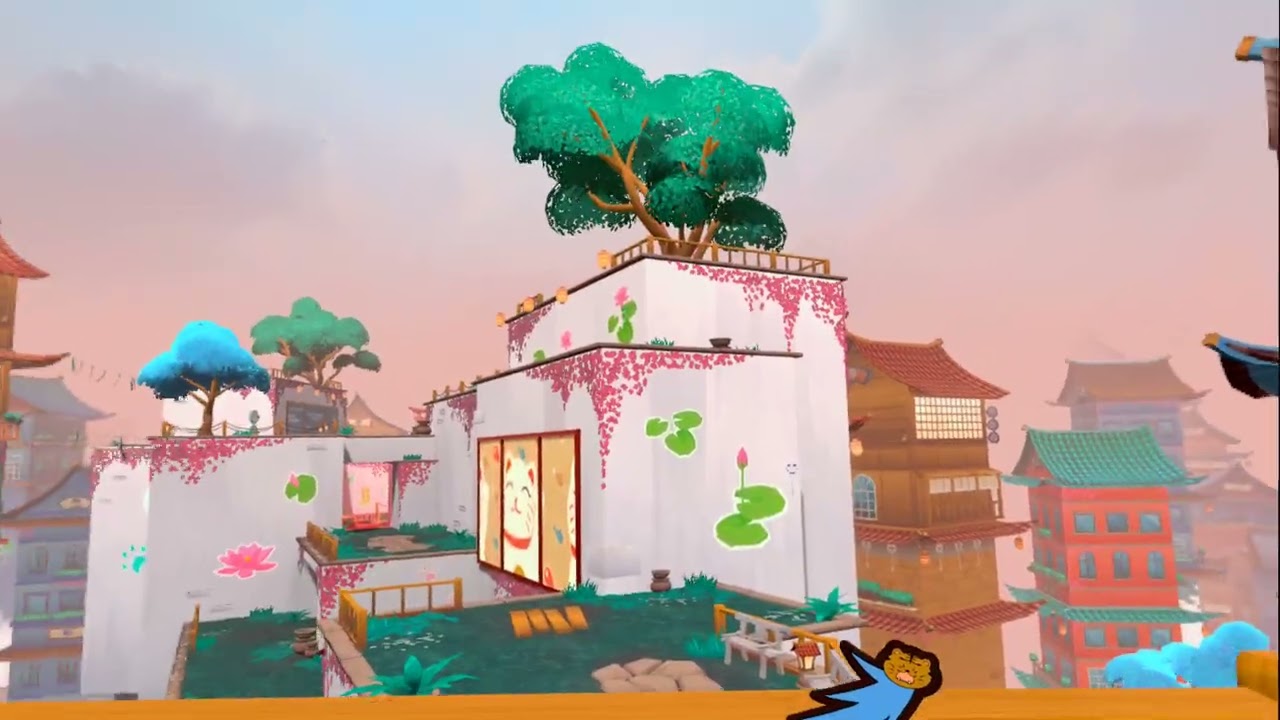 🇺🇸🇬🇧 ⚔️ FrOgZ – DEMO - Catana: Red Flowers (Meta Quest) Parkour ninja‑cat action, precision combat