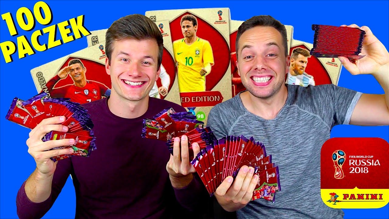 OTWORZYLI 100 PACZEK! | Panini World Cup 2018