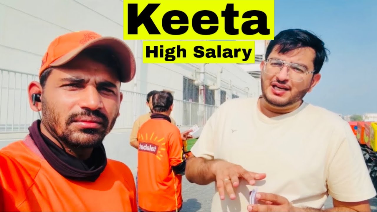 Keeta High Salary job in Dubai free Visa #talabat #noon #keeta #deliveroo 