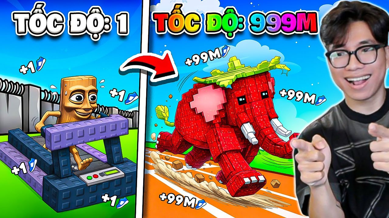 BI HUỲNH TRỞ THÀNH STRAWBERRY ELEPHANT CÓ TỐC ĐỘ 67,123,232 KM/S TRONG ROBLOX