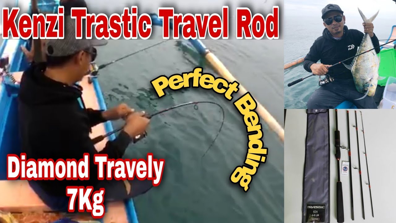 Kenzi Trastic Travel Rod | Diamond Travely 7Kg❗| Perfect Bending | Full Strike