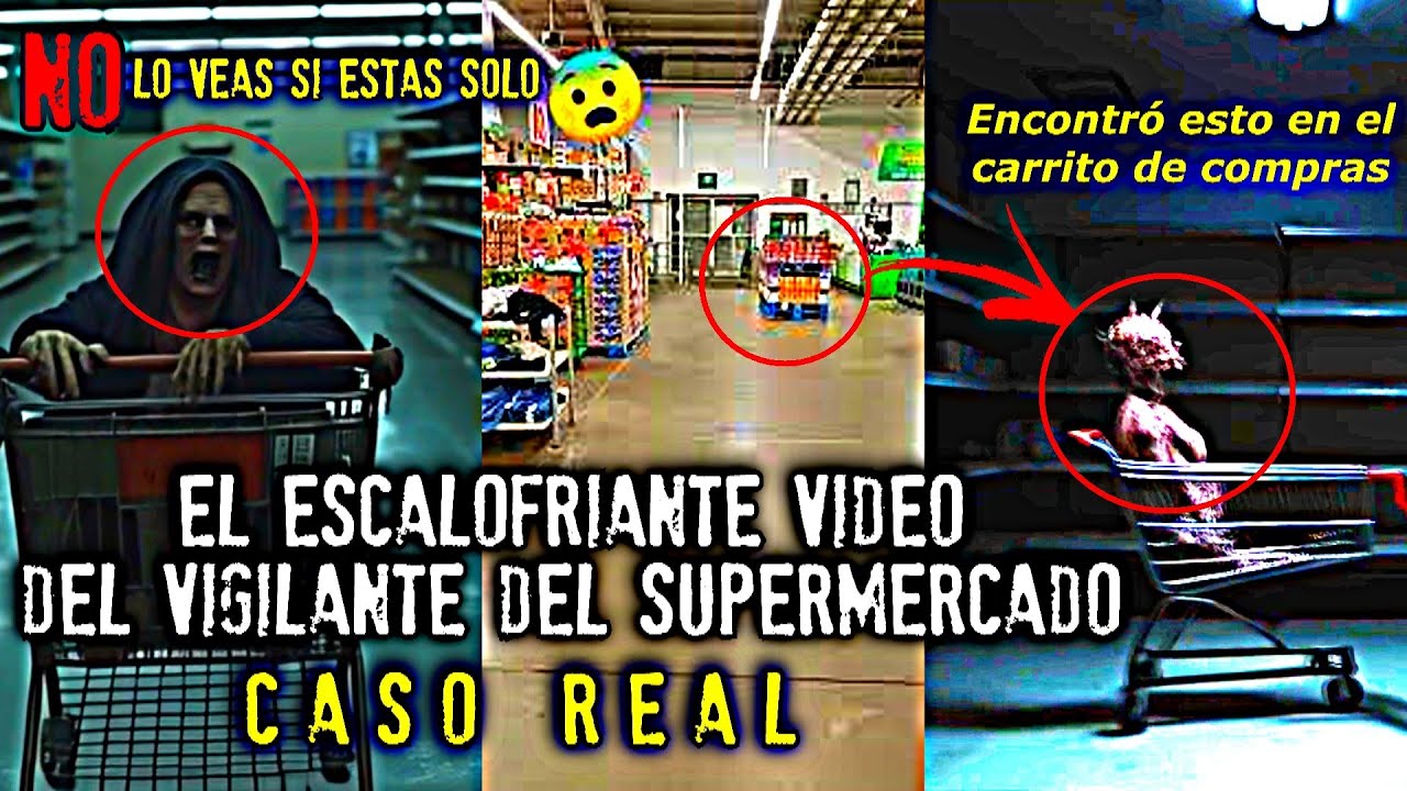 El inquietante video del vigilante de WALMART | Grabó esto en el carrito de compras