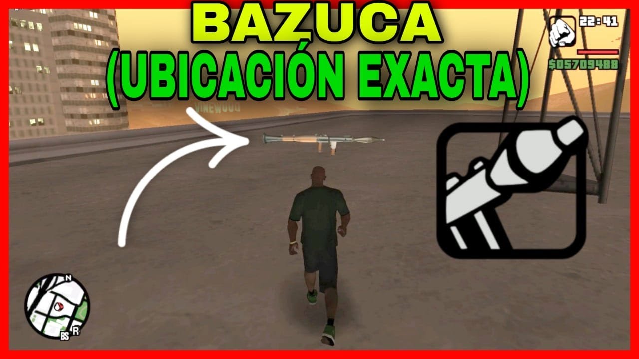 🔥Donde encontrar la BAZUCA en GTA San Andreas - Ubicación del Lanzacohetes GTA San Andreas