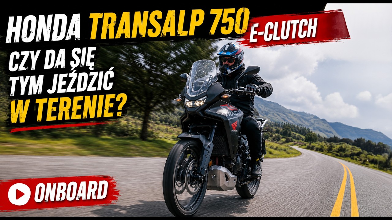 Czy da się tym jeździć w terenie? Wady i zalety: Honda Transalp 750 E-CLUTCH