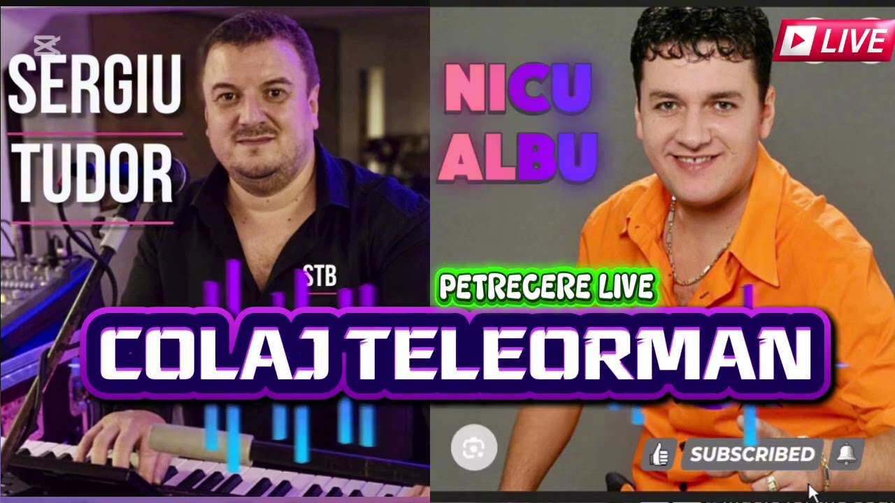 NICU ALBU ȘI SERGIU TUDOR 2026 - COLAJ LIVE TELEORMAN