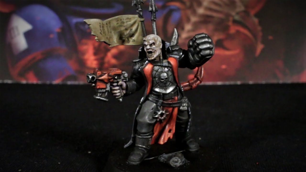 Speed painting Blackstone Fortress: Traitor Commissar