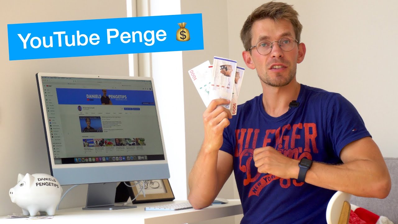 Jeg har tjent 100.000 kr p&aring; YouTube i 2021