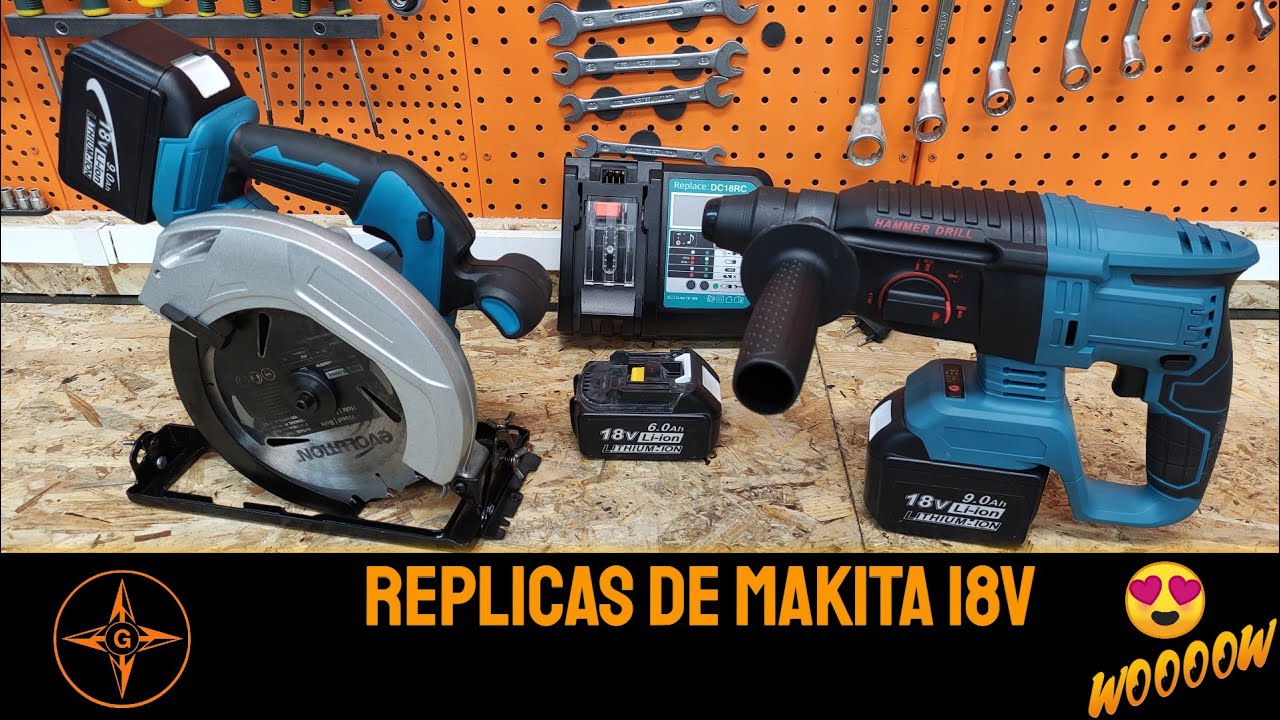 REPLICAS DE MAKITA SIERRA CIRCULAR Y MARTILLO PERCUTOR SDS GINESSOT