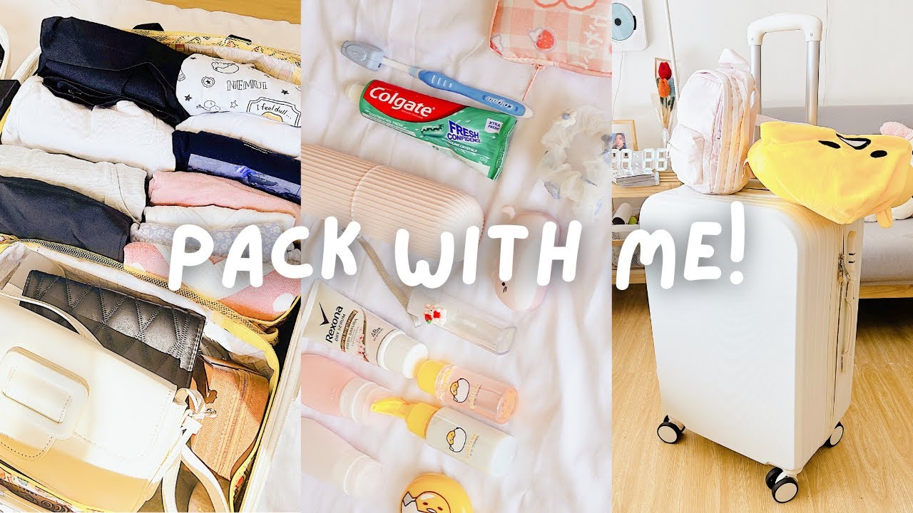 pack with me for Singapore!  ⋆✈｡˚☁︎ ˚｡ travel essentials + organizers!