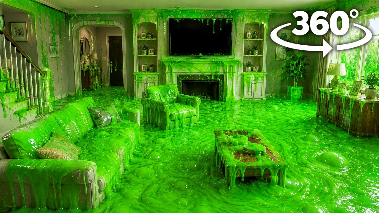 360&deg; Your House has been Filled With Slime!