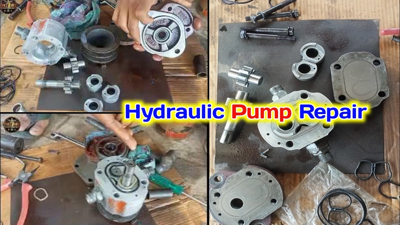 হাইড্রোলিকের পাম্প কিভাবে সারানো হয়/Hydraulic Pump Repair/Tractor Hydraulic Pump Full Repair