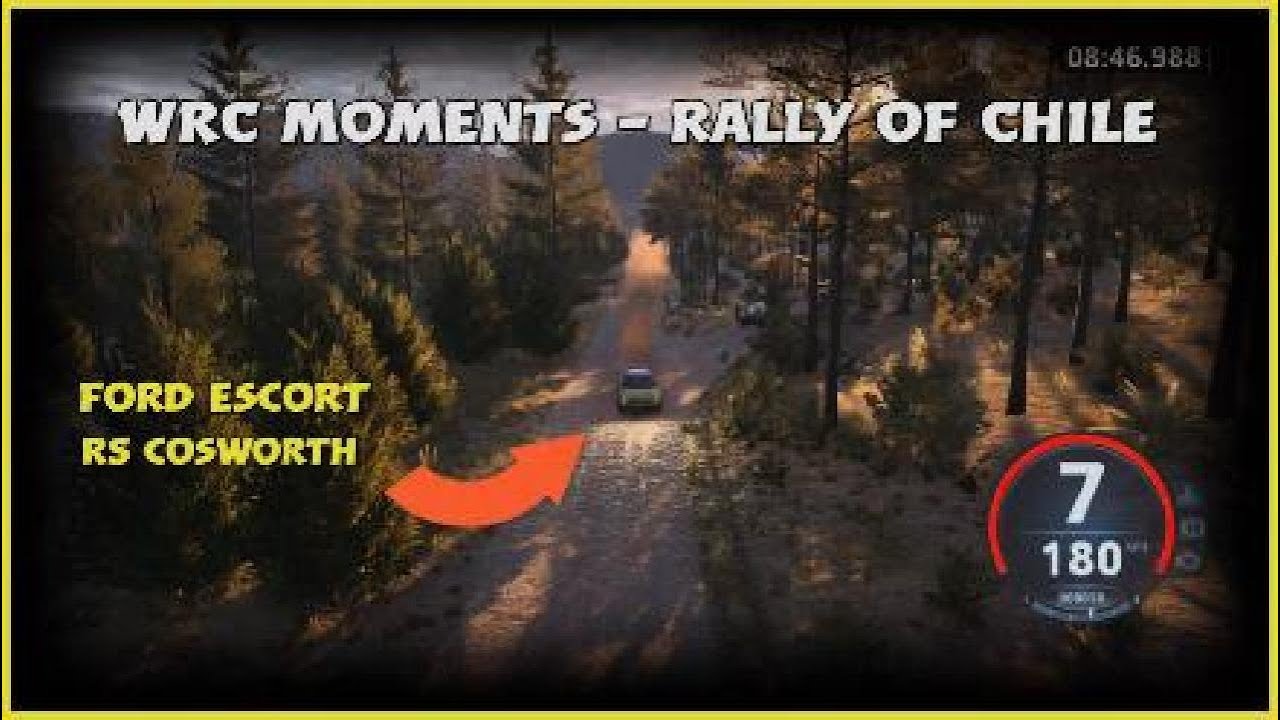 EA WRC Moments - Rally Chile Bio Bío - GroupA Ford Escort RS Cosworth