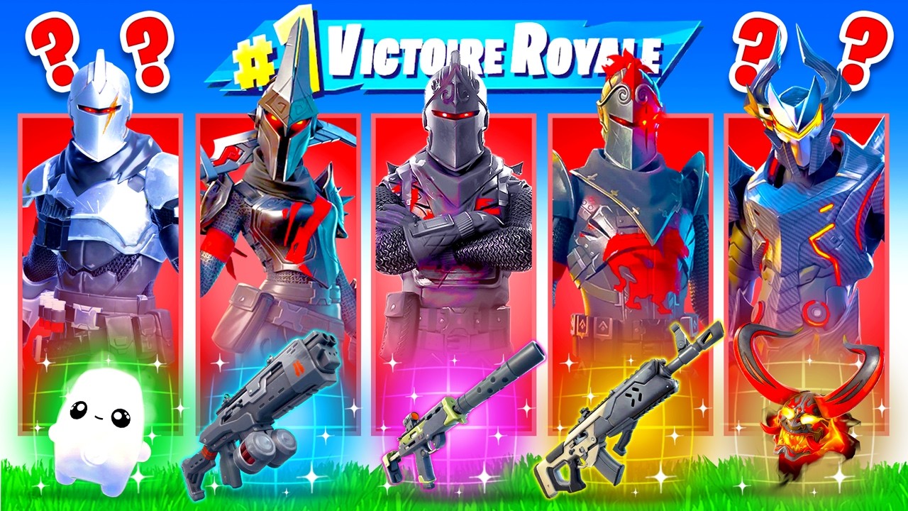 Chevalier Noir ALÉATOIRE CHALLENGE ! Défi FORTNITE Battle Royale