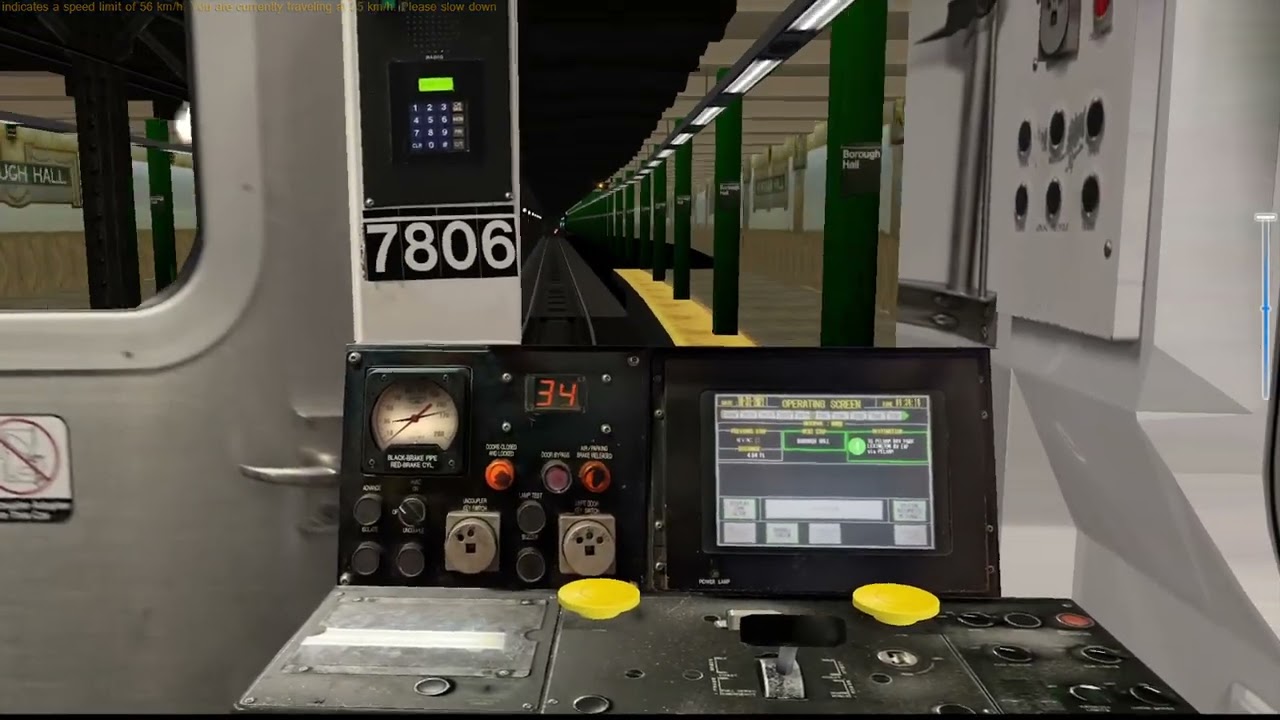 OpenBVE R142A (4) To Pelham Bay Park (Authentic Cab Sounds)