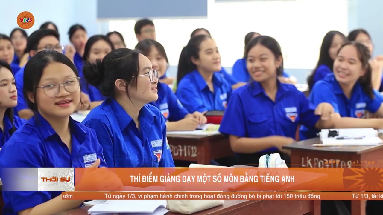 THÍ ĐIỂM GIẢNG DẠY MỘT SỐ MÔN BẰNG TIẾNG ANH | VTV5