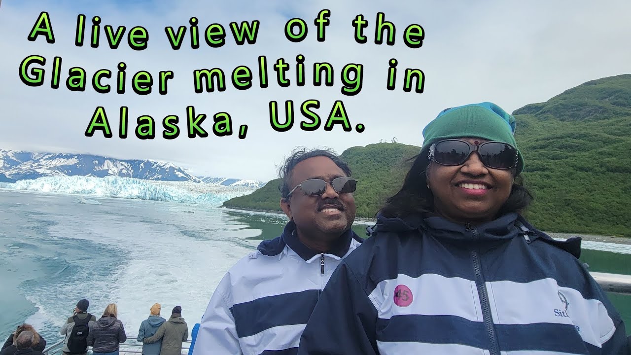 Alaska Glacier in the USA.