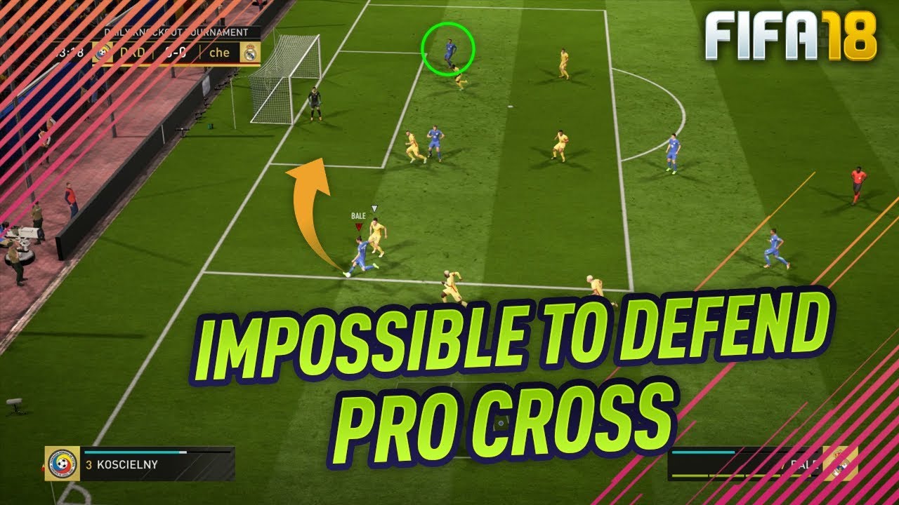 FIFA 18 IMPOSSIBLE TO DEFEND CROSSING TECHNIQUE! HOW TO CROSS LIKE A PRO TUTORIAL! TIPS & TRICKS