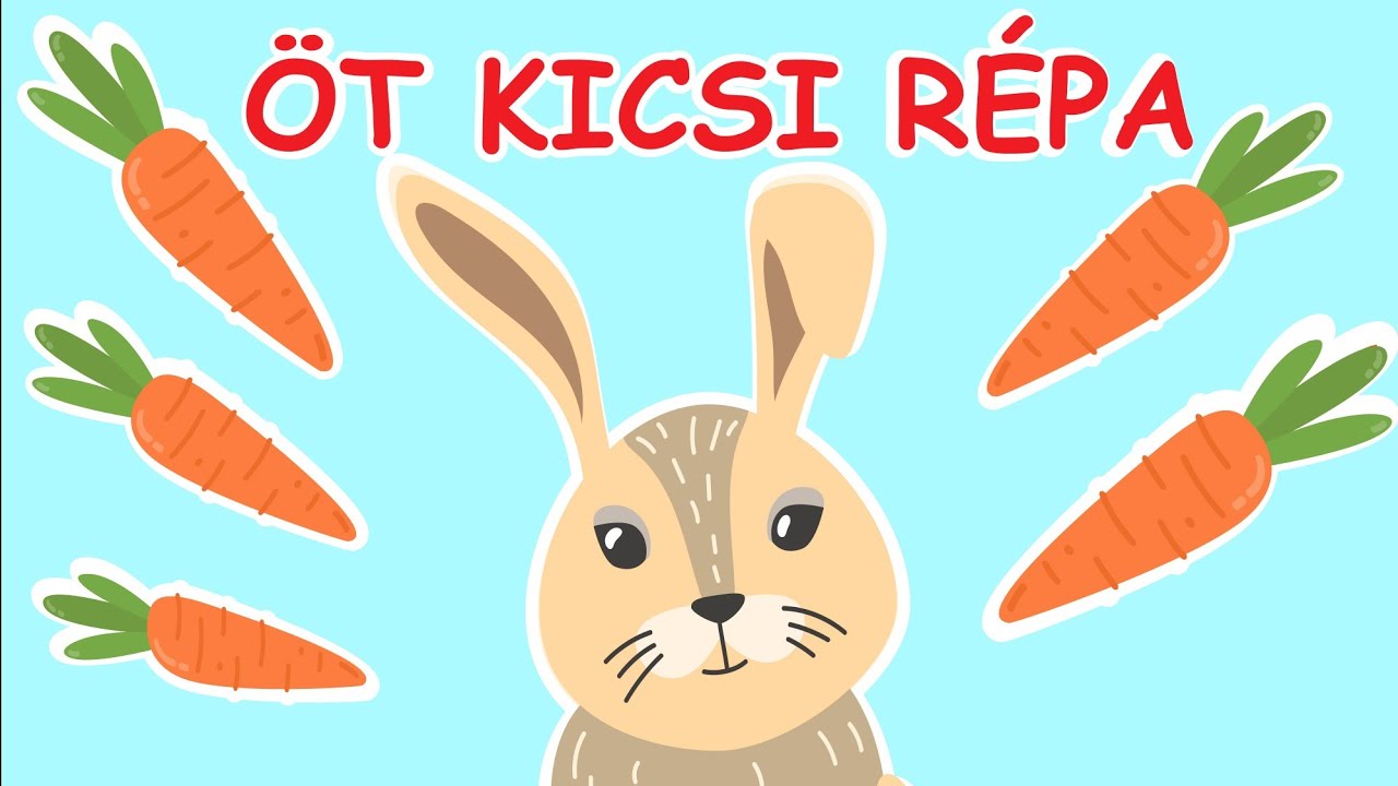 Öt Kicsi Répa- Számoló dal - Gyerekdal | Zene Gyerekeknek