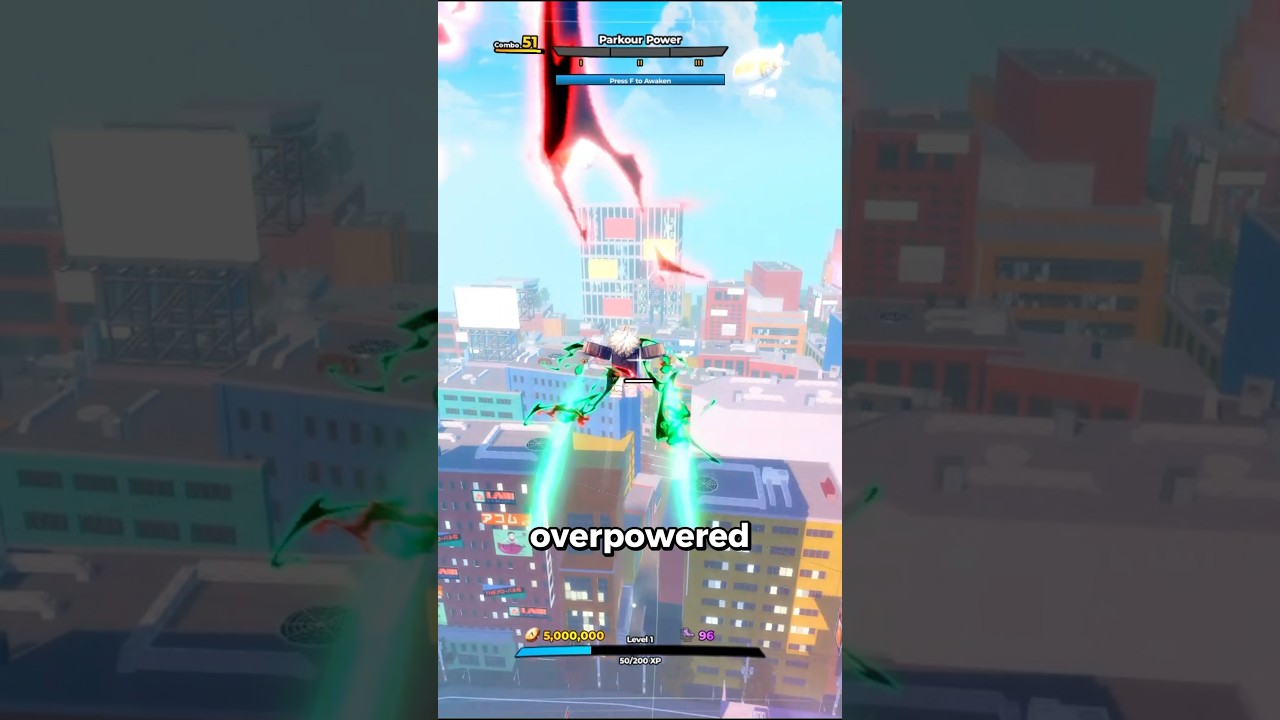Лучшая аниме-паркур-игра в Roblox #roblox #parkourchampions #robloxgames