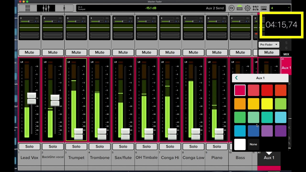 En Español! Mackie DL16S, Capitulo 7 - Haciendo sonido a una banda Latina en menos de 10 minutos